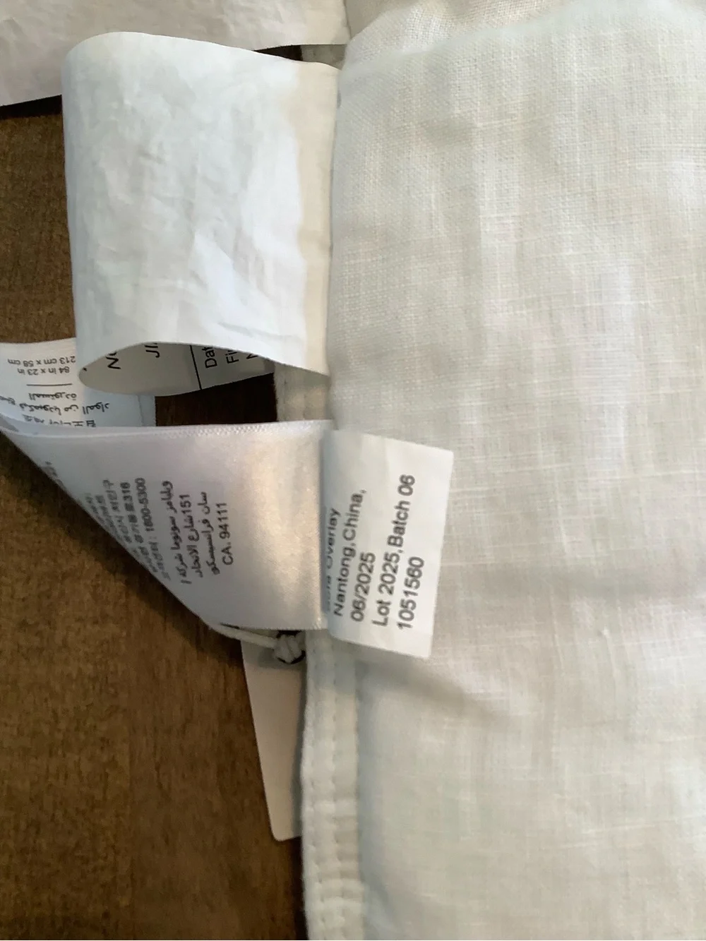 NWT West Elm quilted white sofa overlay ❤️❤️❤️❤️